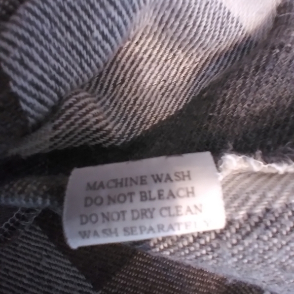 Plaid Fannel  Button-Up Jacket Womens Long Size XL Fall Cozy Outdoors Pockets - Picture 3 of 9